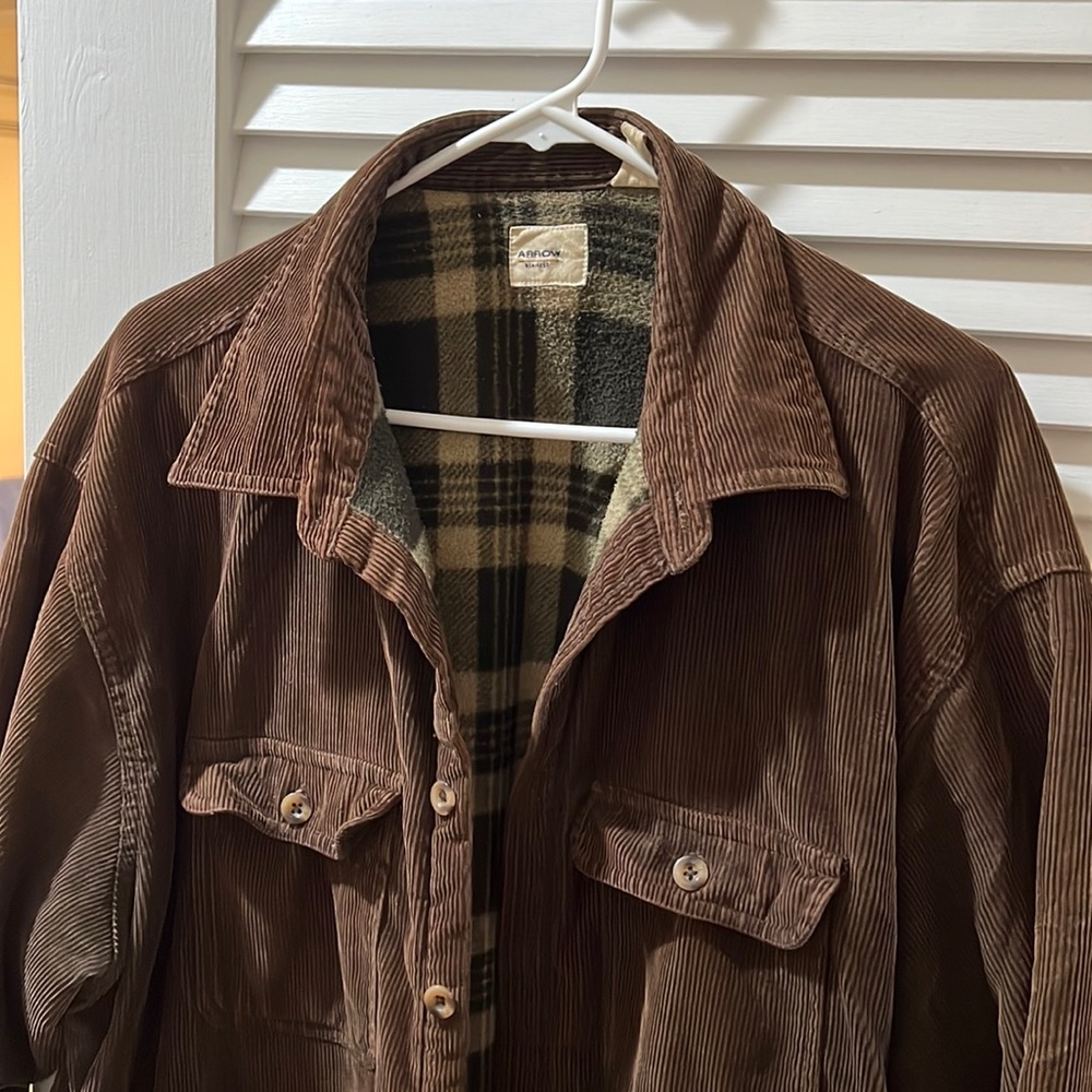 Size XL. Mens Arrow flannel lined corduroy jacket